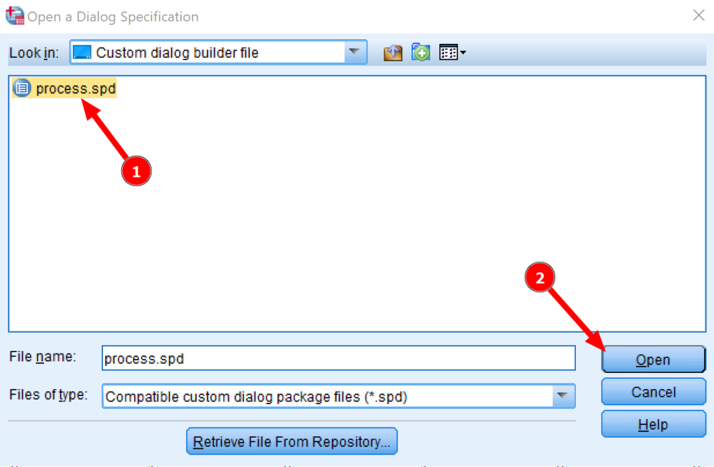 Install PROCESS on SPSS PC. Source: uedufy.com