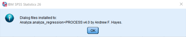 PROCESS macro installation dialogue. Source: uedufy.com