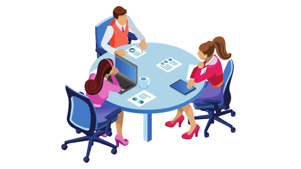 Business analytics dashboard showing sales data, market trends, and statistical forecasts