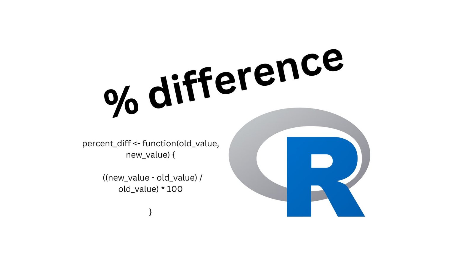วิธีคำนวณ Percentage Difference ใน R: คู่มือฉบับสมบูรณ์