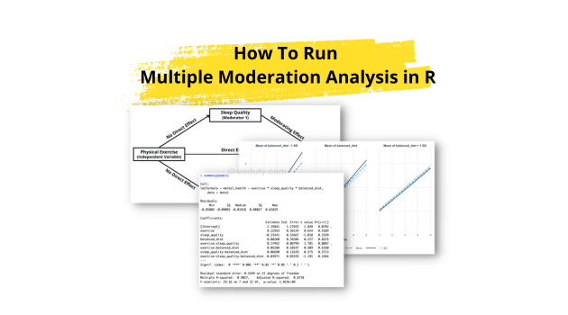 การวิเคราะห์ตัวแปรกำกับแบบ Multiple Moderation ใน R [ฉบับมืออาชีพ]